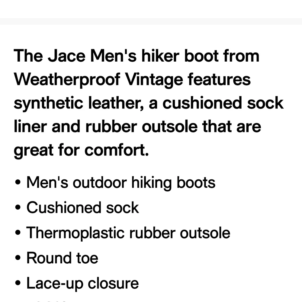 Weatherproof Men’s Brown Leather Lace-Up Boots